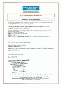 attestation de formation